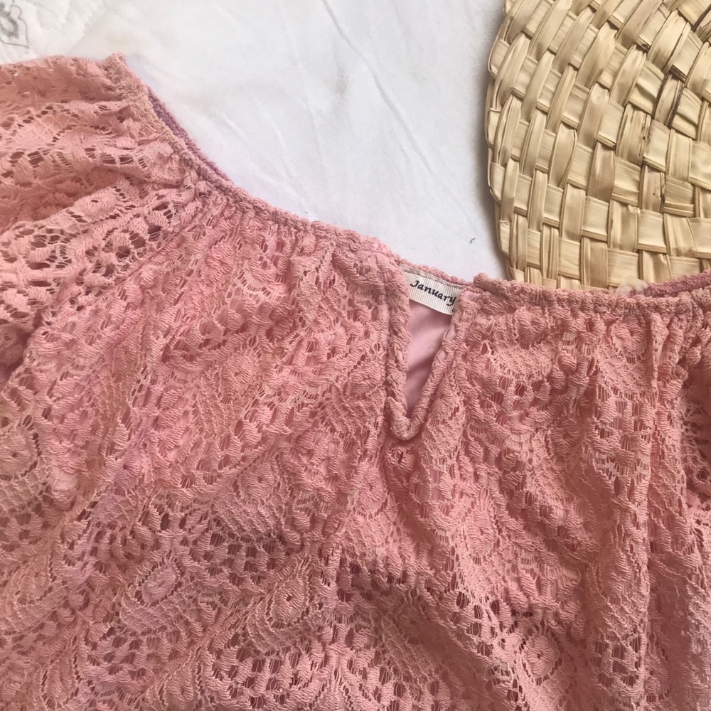 Boho Lace Top 🌷